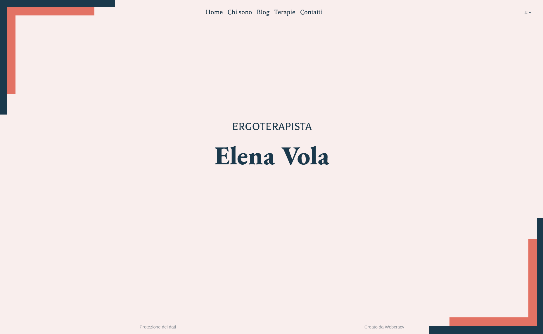 Elena Vola – Ergotherapist in Chur - web design Locarno