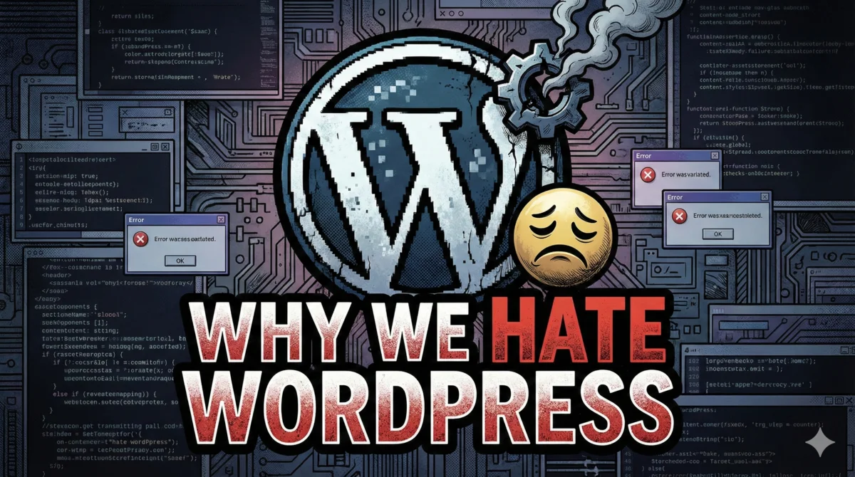 Warum Wir WordPress Nicht Empfehlen